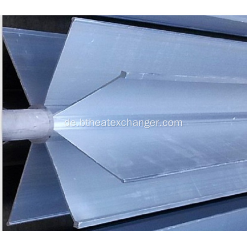 Aluminium Star Extruded Fin Tubes für Cryogenic Vaporizer